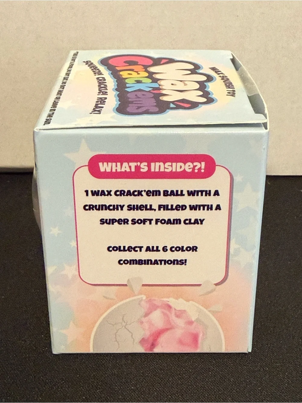 Wax Cracking Stress Squishy  Toy - Squeeze & Crack- Brand New